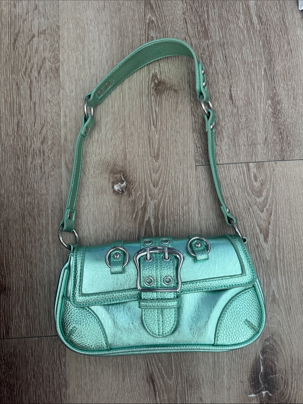 Metallic Green Urban Outfitters Shoulder Bag - Women
